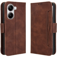 Flip case for Xiaomi Poco X7 Pro 5G, Card Slot, brown