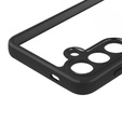 Case for Samsung Galaxy S24+ Plus, Fusion Hybrid, with camera protection, transparent / black