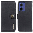 KHAZNEH RFID case for Motorola G85 5G, Litchi Texture, black