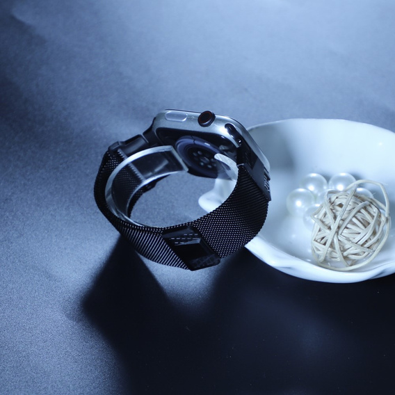 Milanese bracelet for Apple Watch 1/2/3/4/5/6/7/8/SE/ULTRA (42/44/45/49 MM) - Black