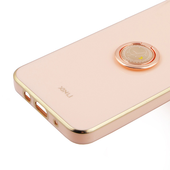 Case for Huawei Nova Y61, Electro Ring, pink rose gold