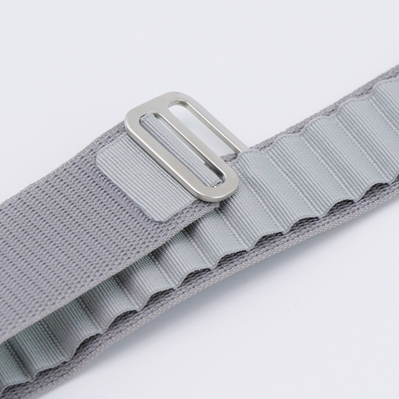 Nylon Strap for Apple Watch 1/2/3/4/5/6/7/8/SE/ULTRA 42/44/45/49mm, Grey