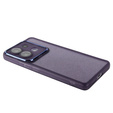 Case for Xiaomi Redmi Note 13 Pro 5G, Glittery Powder, purple + 9H tempered glass