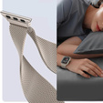 Milanese bracelet for Apple Watch 1/2/3/4/5/6/7/8/SE/ULTRA (42/44/45/49 MM) - Champagne Gold