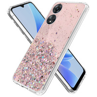 Case for Oppo A17, Glittery, pink