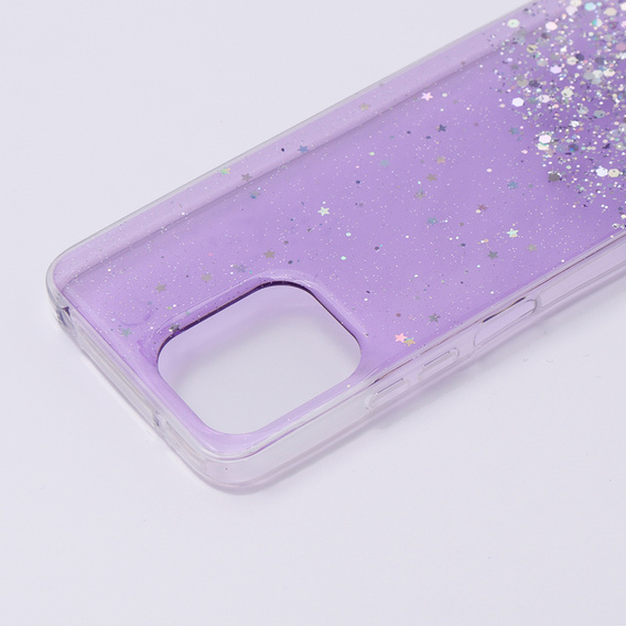 Case for Xiaomi Redmi 12, Glittery, purple