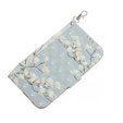 Flip case for Oppo A17, Light Spots Decor, flowers magnolia, grey