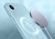 Case for iPhone 16E, ColorMag, for MagSafe, blue + 9H tempered glass