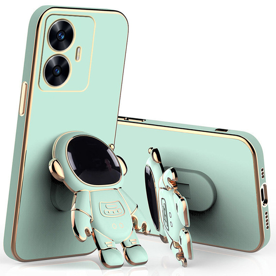 Case for Realme C55, Astronaut, green