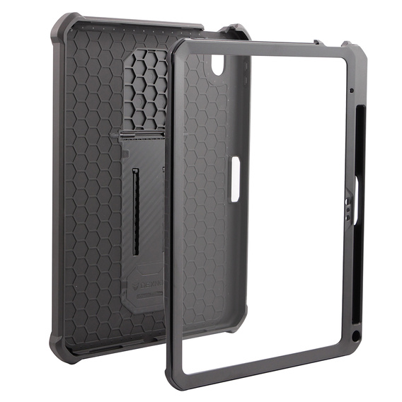 Armored case for iPad 10.9 2022 10 Gen, Dexnor Full Body, black