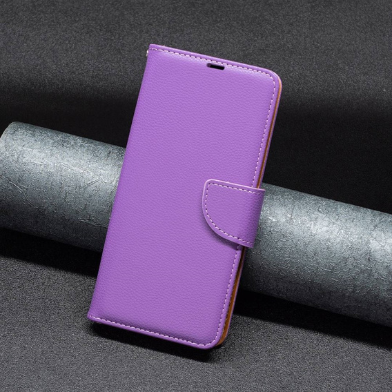 Flip case for Samsung Galaxy A54 5G, Wallet Litchi Magnet, purple