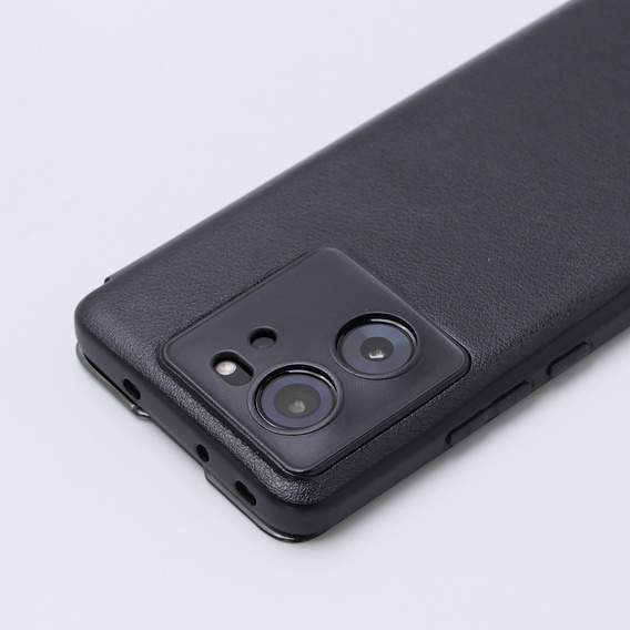 Case for Xiaomi 13T / 13T Pro, with Side View flap, black