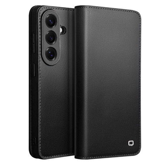 Qialino leather flip case for Samsung Galaxy S26, black