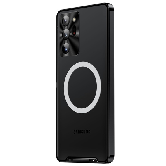 Camera Protection Case for Samsung Galaxy Note 20 Ultra, CamShield MagSafe, transparent / black