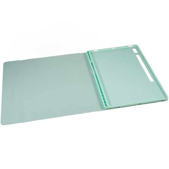 Case + keyboard Galaxy Tab S7+ Plus / S8+ Plus /S7 FE T730 T733, Pen Slot, mint