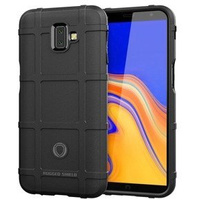 Case for Samsung Galaxy J6+ Plus, Rugged Shield, black