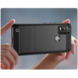 Case for Nokia C21 Plus 4G, Carbon, black