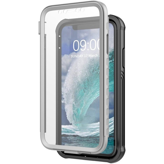 Case for iPhone XR, Shockproof, with film, black