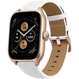 Universal Leather Strap 20mm, White