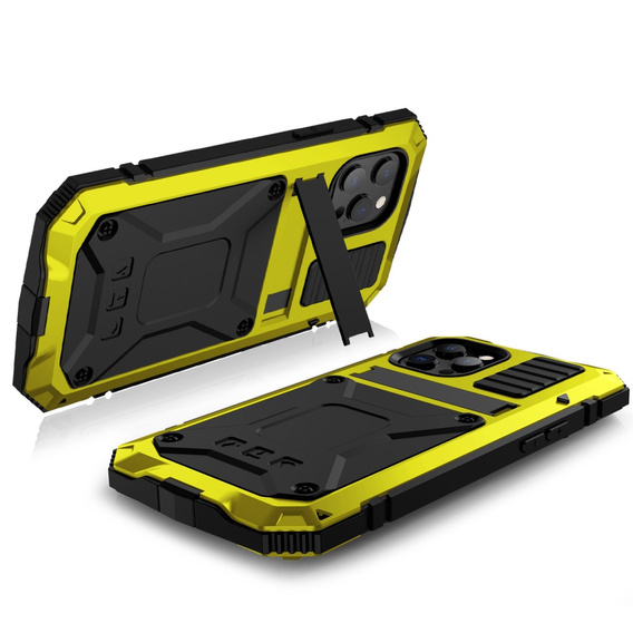 Case for iPhone 13 Pro, R-JUST, armoured, yellow