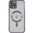 Case for iPhone 12 Pro, Electro MagSafe, purple + Screen Glass