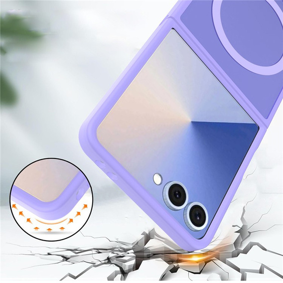 Case with MagSafe - Hybrid Case Matte for Samsung Galaxy Z Flip7