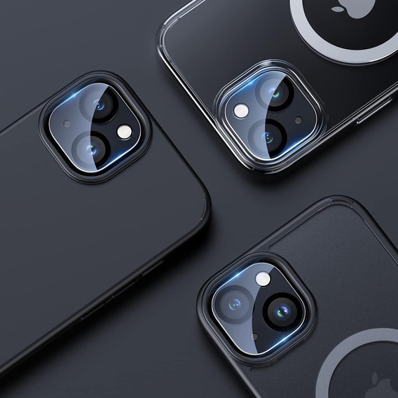 2x ERBORD tempered glass for camera to iPhone 15 / 15 Plus