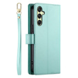 Flip case for Samsung Galaxy A36 5G, Wallet Zipper Pocket, green