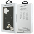 Karl Lagerfeld Karl & Choupette Heads Pins & Logo MagSafe Case for iPhone 17