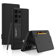 Flip case for Samsung Galaxy S25 Ultra, GKK Card Slot Wallet, black