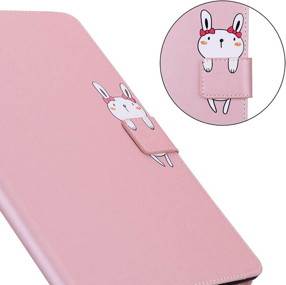 Case for Samsung Galaxy Tab A7 Lite 8.7, with flap, animal, pink