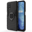 Case for Realme 7 5G, Kickstand Ring, black