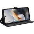 Flip case for Motorola Moto G56 5G, Wallet Rhombus, black
