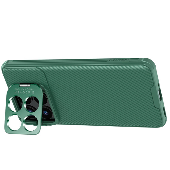 Case for Xiaomi Poco F6 Pro, armored Nillkin, CamShield Prop, green