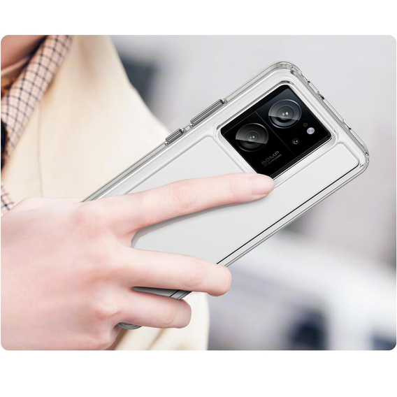 Case for Xiaomi 13T / 13T Pro, Fusion Hybrid, transparent