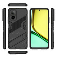 Case for Realme C67, Military kickstand, black