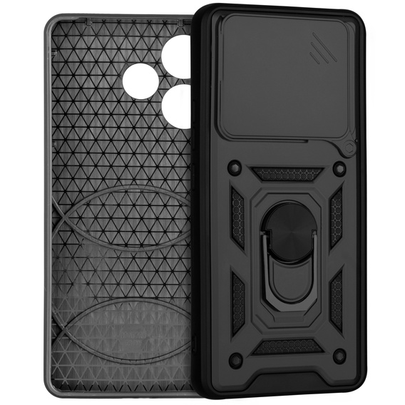 Case for Oppo A5 Pro 5G, CamShield Slide, black