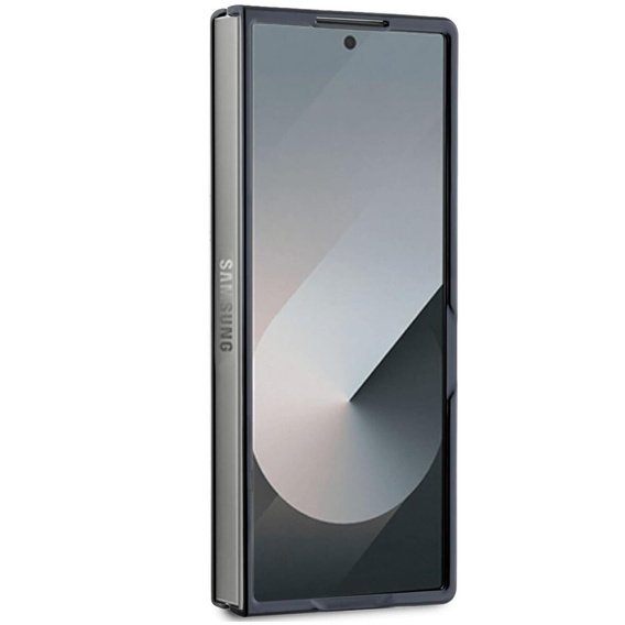 GUESS Case for Samsung Galaxy Z Fold6, 4G Big Metal Logo, brown