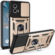 Case for Motorola Moto G53 5G, CamShield Slide, gold