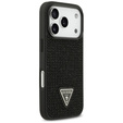 GUESS Rhinestone Triangle Logo Case for iPhone 17 Pro