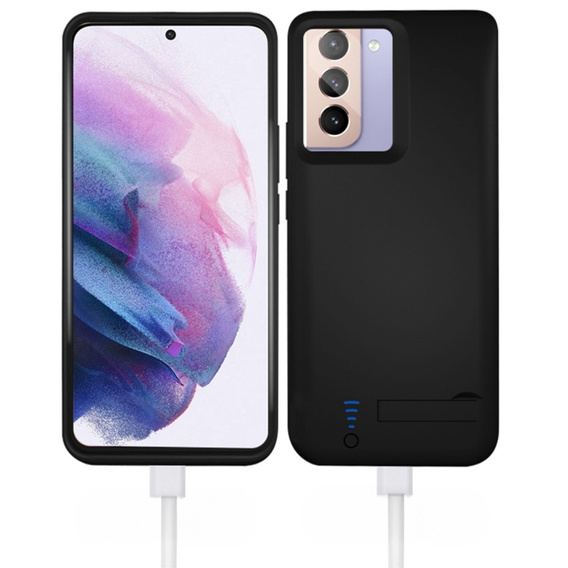 Case with 4800mAh Battery for Samsung Galaxy S22, black