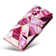 Flip case for Xiaomi Redmi Note 13 Pro 4G / Xiaomi Redmi Note 14S / Xiaomi Poco M6 Pro 4G, Wallet, Marble purple