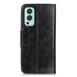 Flip case for OnePlus Nord 2 5G, Split Leather Wallet, black