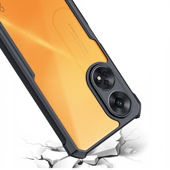 Case for Oppo Reno8 T, AntiDrop Hybrid, black