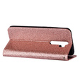 Flip case for Xiaomi Redmi Note 8 Pro, Wallet Zippered, pink rose gold