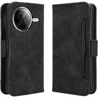 Flip case for Xiaomi Poco F7 Pro, Card Slot, black