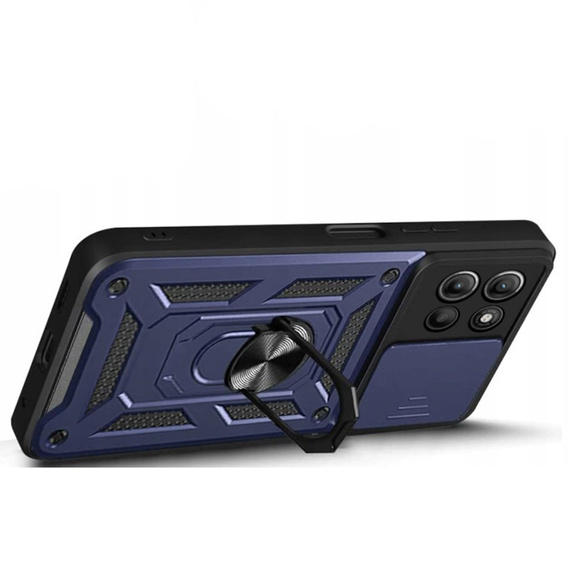 Case for Motorola Moto G15 / Motorola Moto G15 Power, CamShield Slide, blue