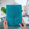 Flap case for Huawei MatePad SE 10.4, tree, blue