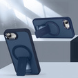 Case for Iphone 16E, Kickstand Matt Case, for MagSafe, blue