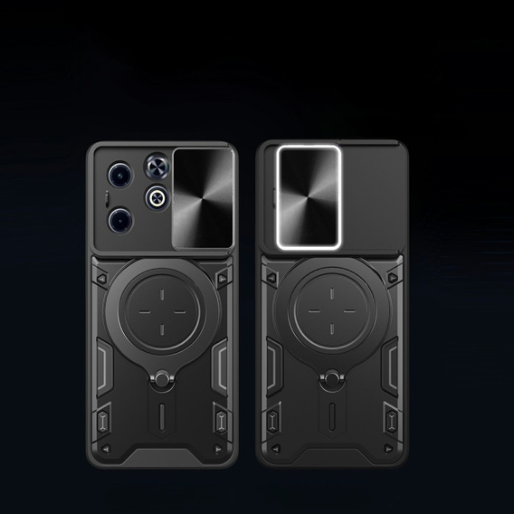 Armor case for Infinix Hot 40i, CamShield Slide, black